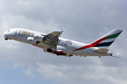 Emirates Airbus A380-861 (A6-EDW) at  Barcelona - El Prat, Spain