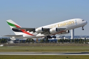 Emirates Airbus A380-861 (A6-EDW) at  Munich, Germany