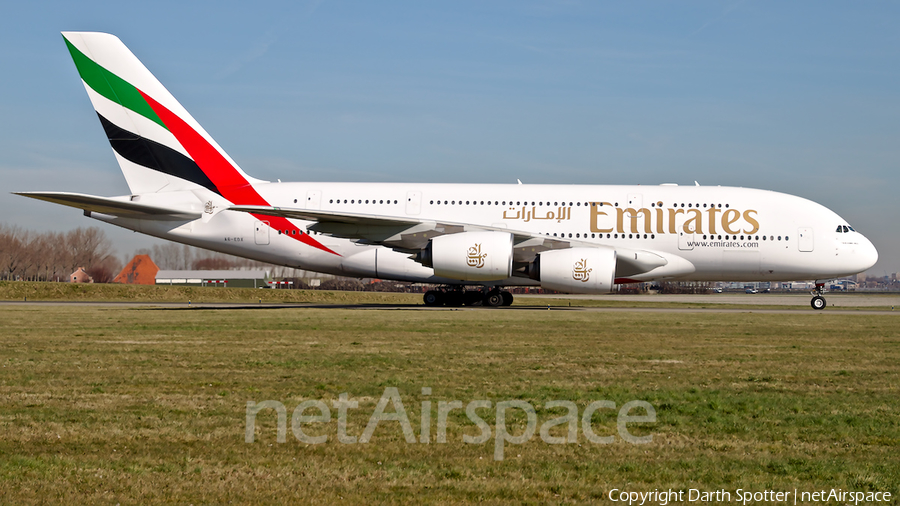 Emirates Airbus A380-861 (A6-EDX) | Photo 357925