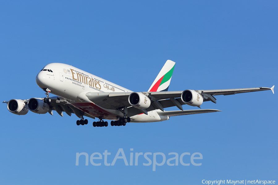 Emirates Airbus A380-861 (A6-EDX) | Photo 292354
