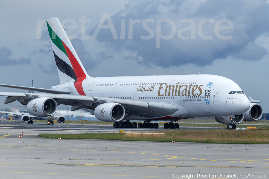 Emirates Airbus A380-861 (A6-EDX) | Photo 147501