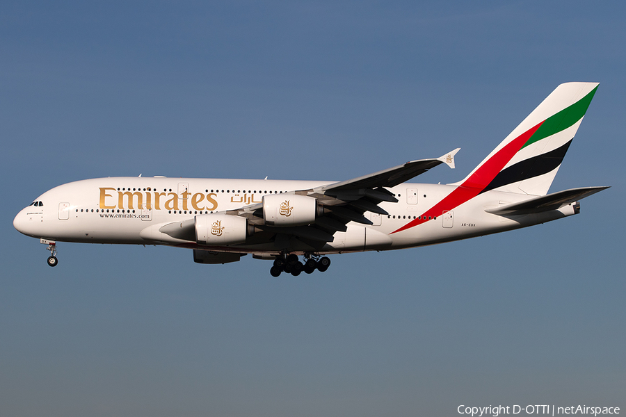Emirates Airbus A380-861 (A6-EDX) | Photo 295342