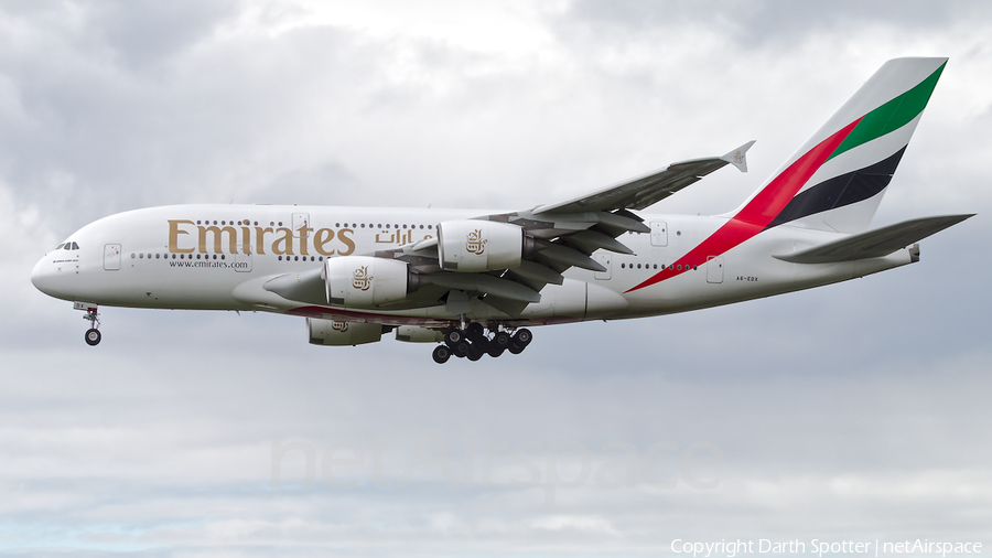 Emirates Airbus A380-861 (A6-EDX) | Photo 371647