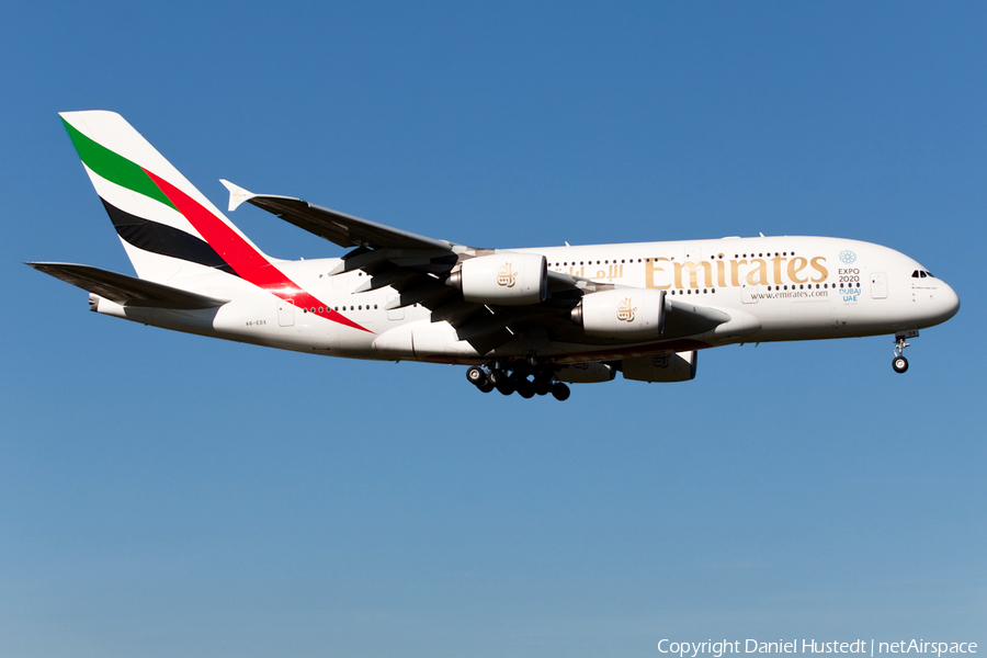 Emirates Airbus A380-861 (A6-EDX) | Photo 483183
