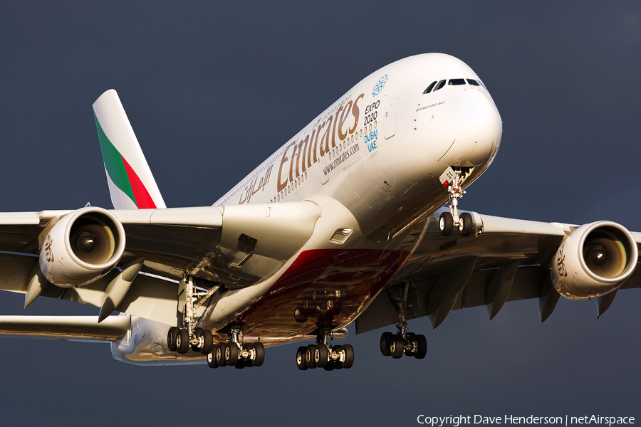 Emirates Airbus A380-861 (A6-EDX) | Photo 71333