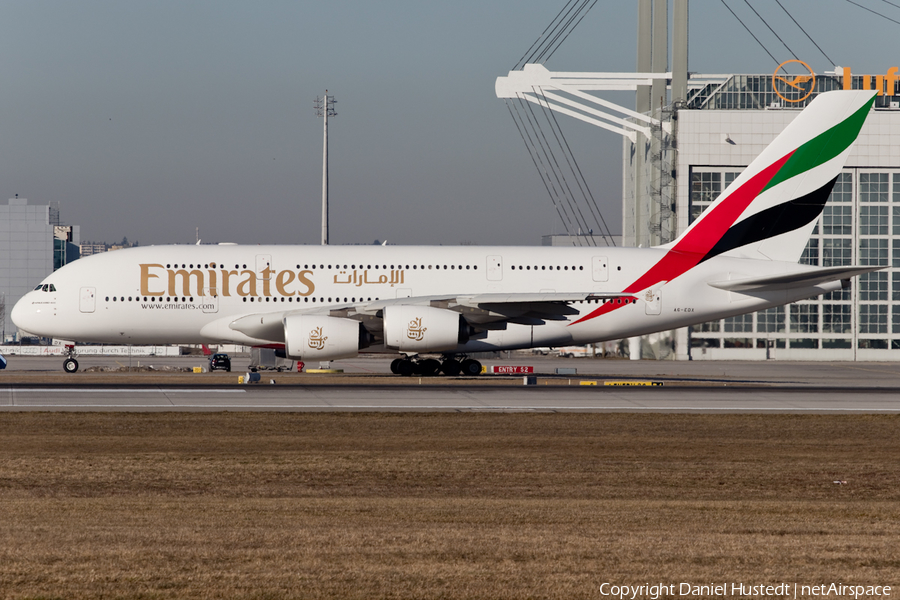Emirates Airbus A380-861 (A6-EDX) | Photo 416994
