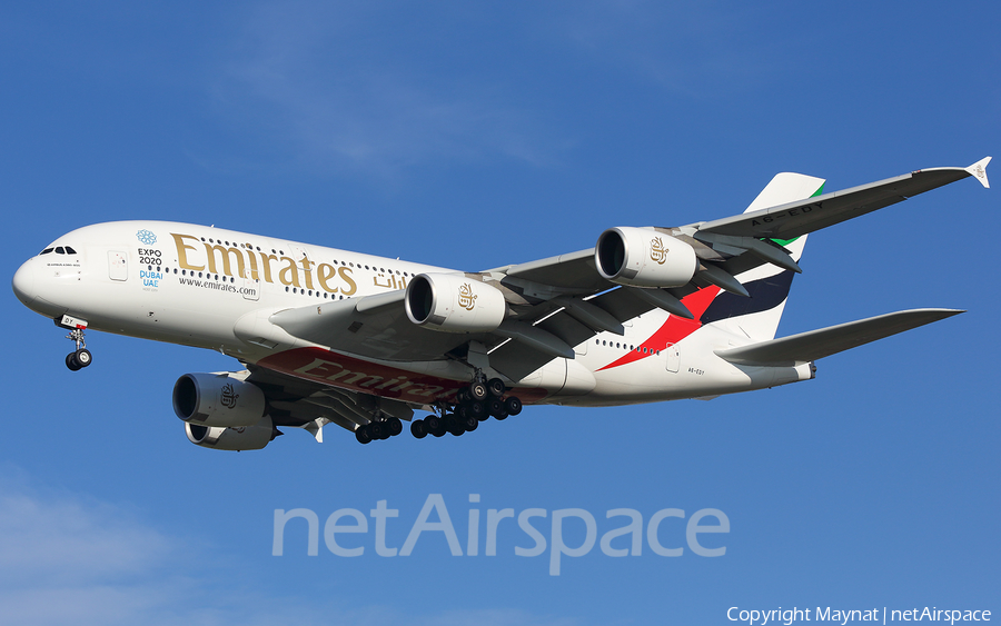 Emirates Airbus A380-861 (A6-EDY) | Photo 249302