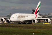 Emirates Airbus A380-861 (A6-EDZ) at  Dusseldorf - International, Germany
