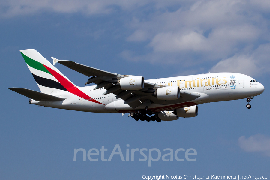 Emirates Airbus A380-861 (A6-EDZ) | Photo 161127