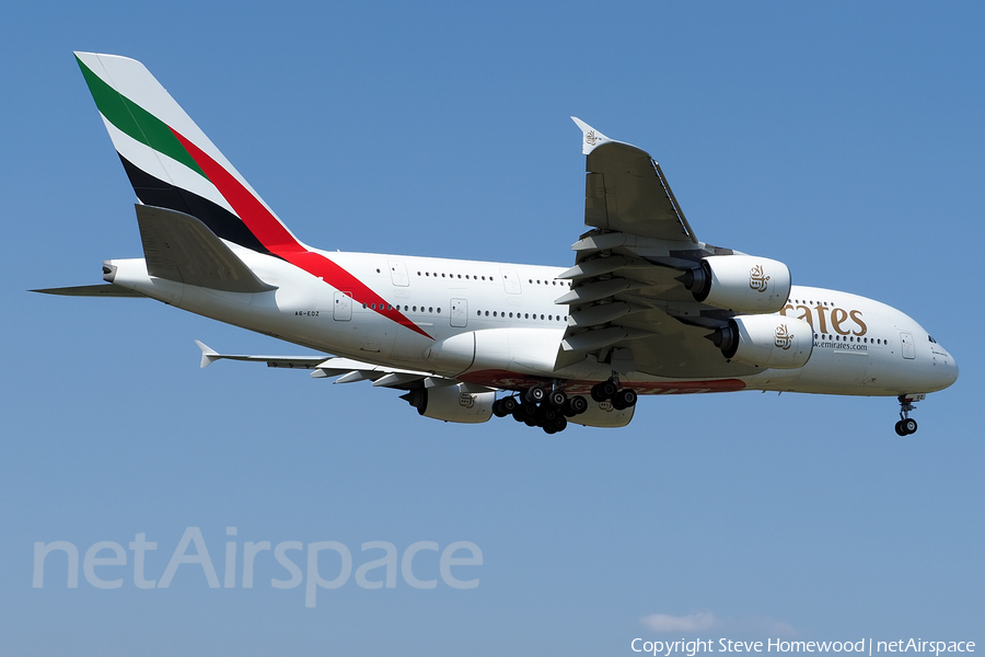 Emirates Airbus A380-861 (A6-EDZ) | Photo 669795