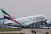 Emirates Airbus A380-861 (A6-EDZ) at  Manchester - International (Ringway), United Kingdom