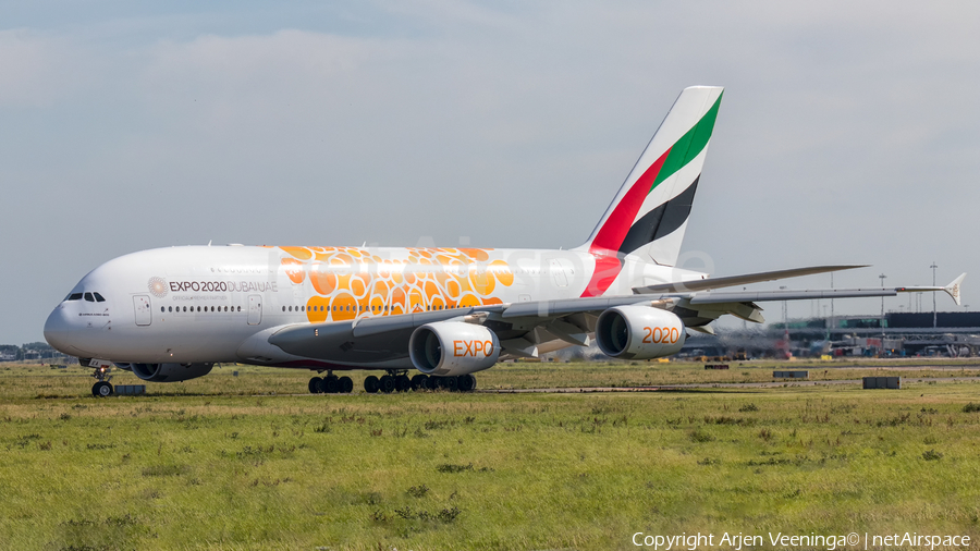 Emirates Airbus A380-861 (A6-EEA) | Photo 378609