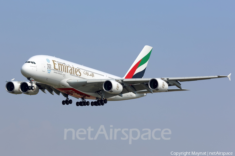 Emirates Airbus A380-861 (A6-EEA) | Photo 152602