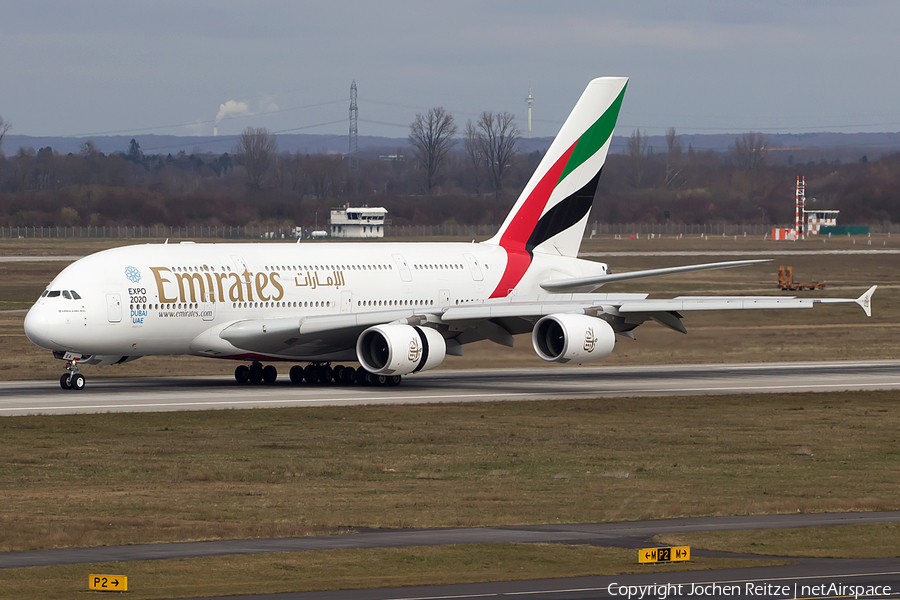 Emirates Airbus A380-861 (A6-EEA) | Photo 102195