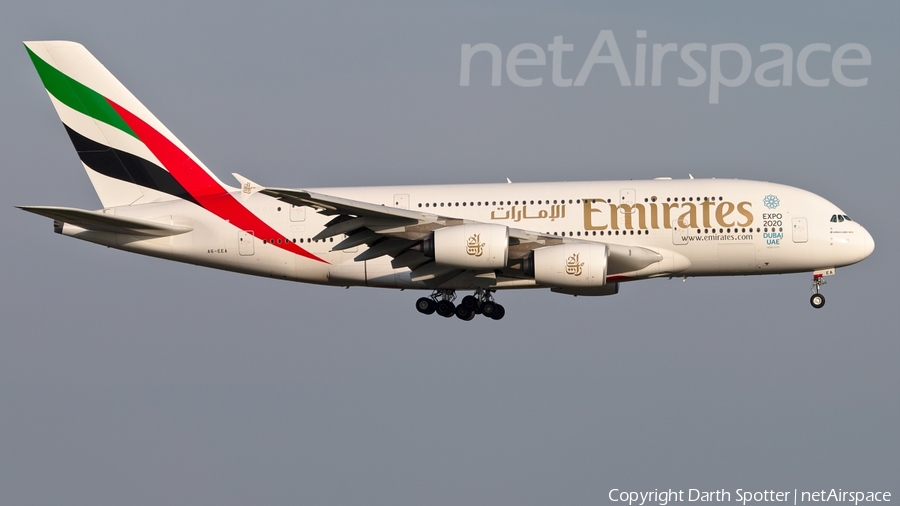 Emirates Airbus A380-861 (A6-EEA) | Photo 160130