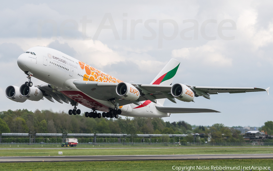 Emirates Airbus A380-861 (A6-EEA) | Photo 316978