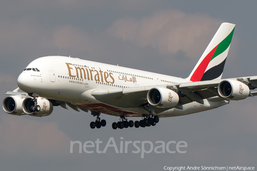 Emirates Airbus A380-861 (A6-EEA) | Photo 522493