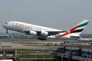 Emirates Airbus A380-861 (A6-EEA) at  London - Heathrow, United Kingdom