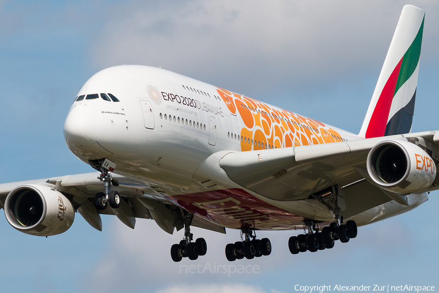 Emirates Airbus A380-861 (A6-EEA) | Photo 345052