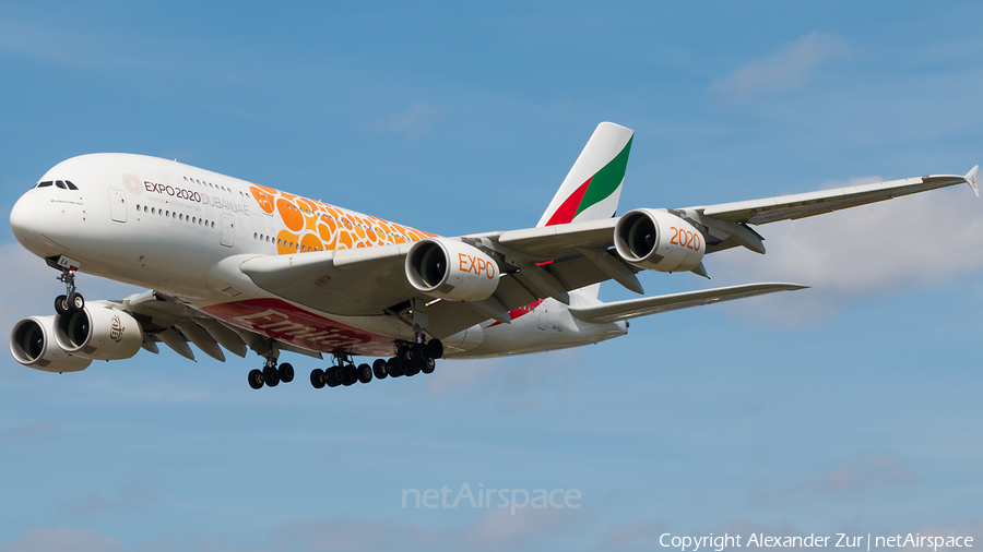 Emirates Airbus A380-861 (A6-EEA) | Photo 480892