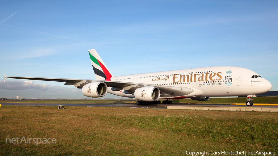 Emirates Airbus A380-861 (A6-EEB) | Photo 93190