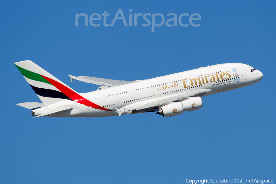 Emirates Airbus A380-861 (A6-EEB) | Photo 25278