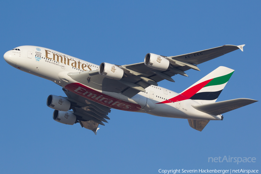 Emirates Airbus A380-861 (A6-EEC) | Photo 198907