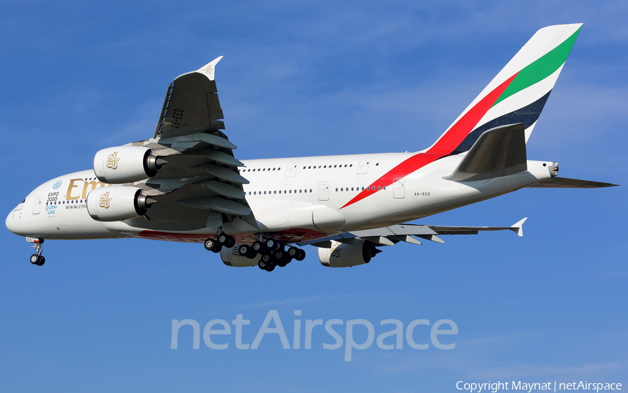 Emirates Airbus A380-861 (A6-EED) | Photo 147572