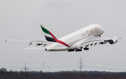 Emirates Airbus A380-861 (A6-EED) at  Dusseldorf - International, Germany