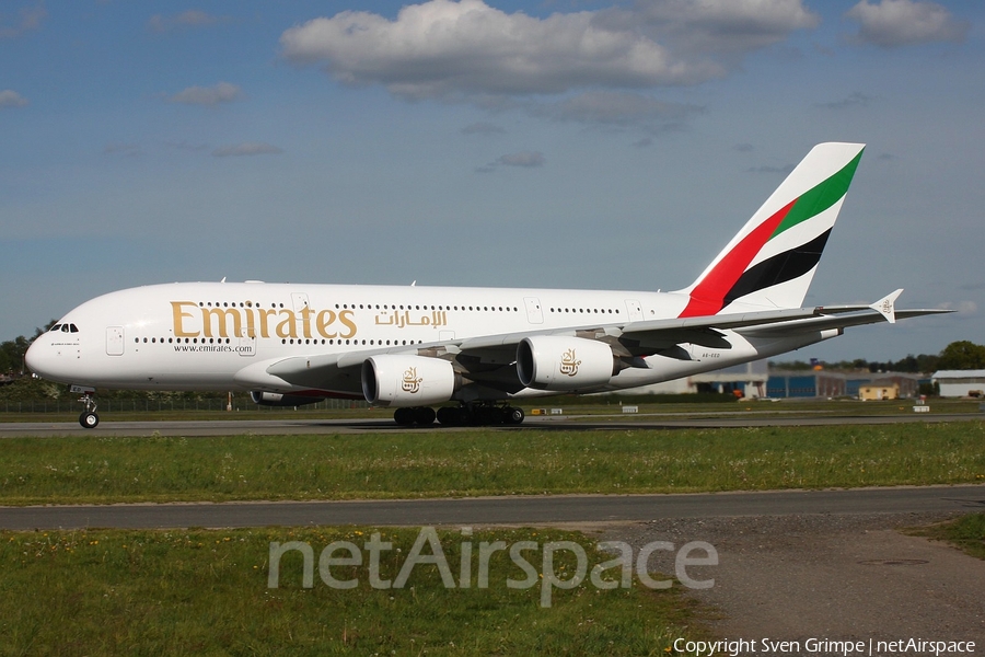 Emirates Airbus A380-861 (A6-EED) | Photo 320103