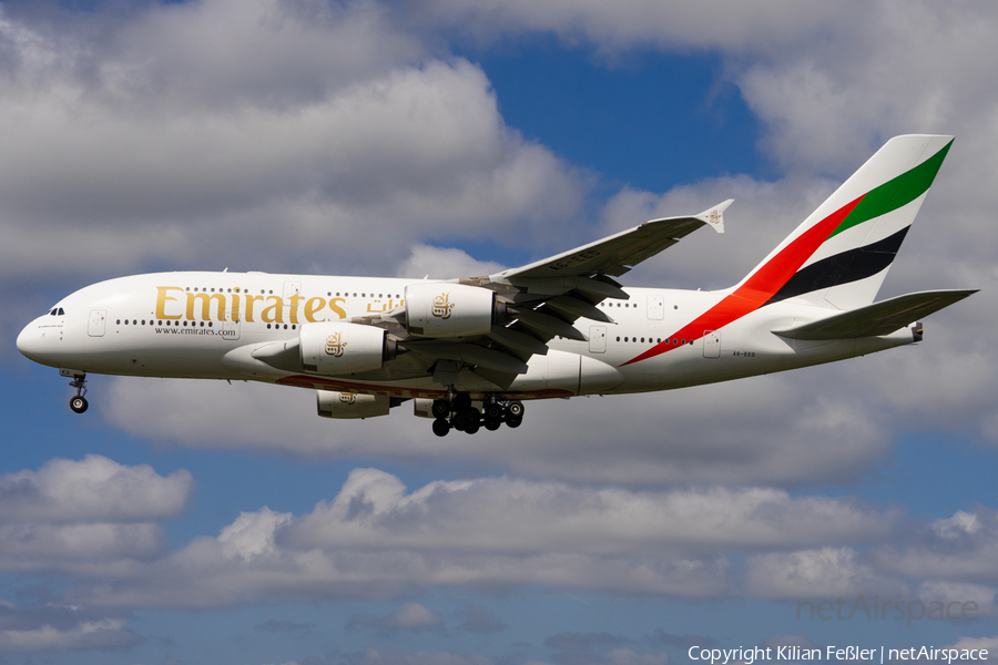 Emirates Airbus A380-861 (A6-EED) | Photo 507365