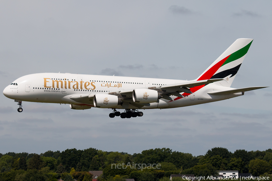 Emirates Airbus A380-861 (A6-EED) | Photo 517183