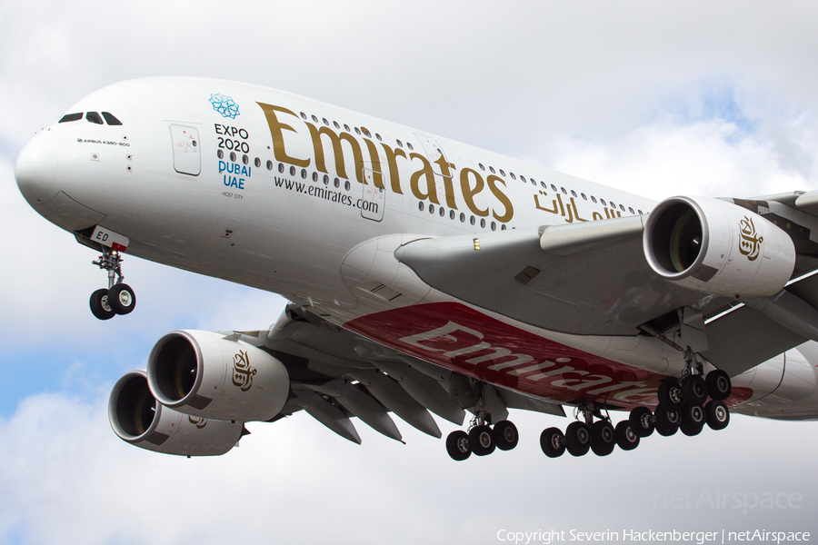 Emirates Airbus A380-861 (A6-EED) | Photo 205562