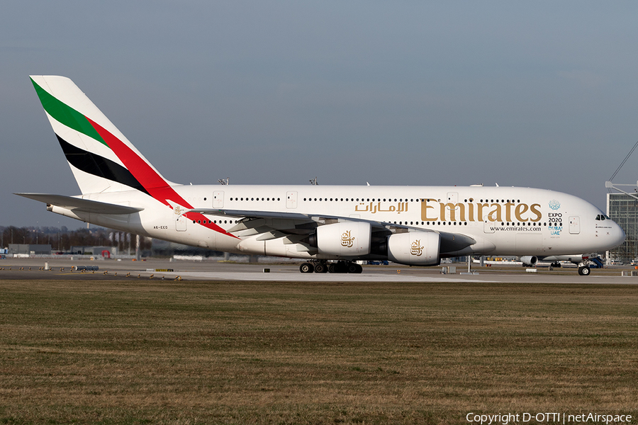 Emirates Airbus A380-861 (A6-EED) | Photo 153157