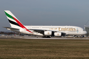 Emirates Airbus A380-861 (A6-EED) at  Munich, Germany