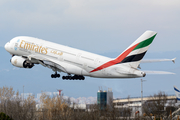 Emirates Airbus A380-861 (A6-EEE) at  Barcelona - El Prat, Spain