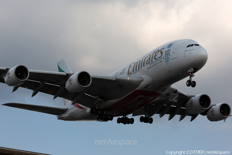 Emirates Airbus A380-861 (A6-EEE) | Photo 422345