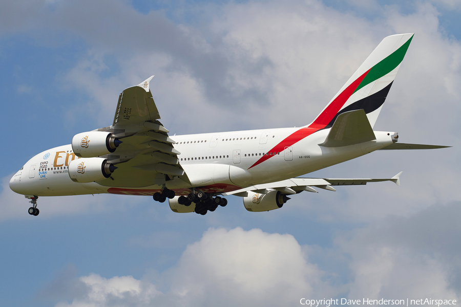 Emirates Airbus A380-861 (A6-EEE) | Photo 21845