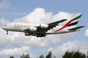 Emirates Airbus A380-861 (A6-EEG) at  Amsterdam - Schiphol, Netherlands