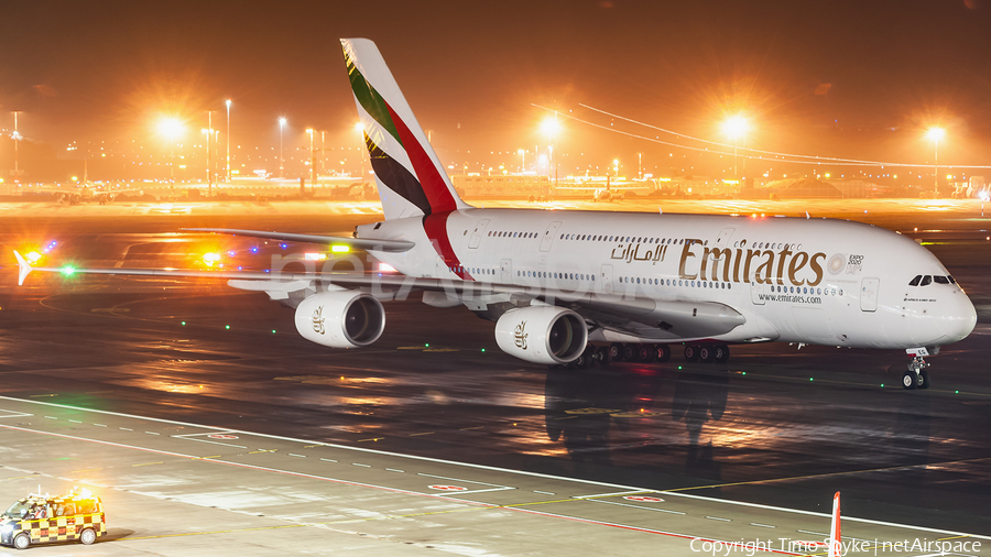 Emirates Airbus A380-861 (A6-EEG) | Photo 278659
