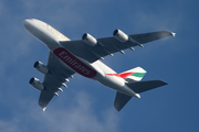 Emirates Airbus A380-861 (A6-EEH) at  Hamburg - Finkenwerder, Germany