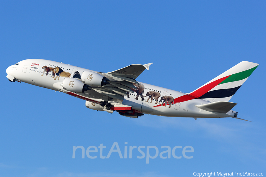 Emirates Airbus A380-861 (A6-EEI) | Photo 242704