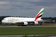 Emirates Airbus A380-861 (A6-EEI) at  Dresden, Germany