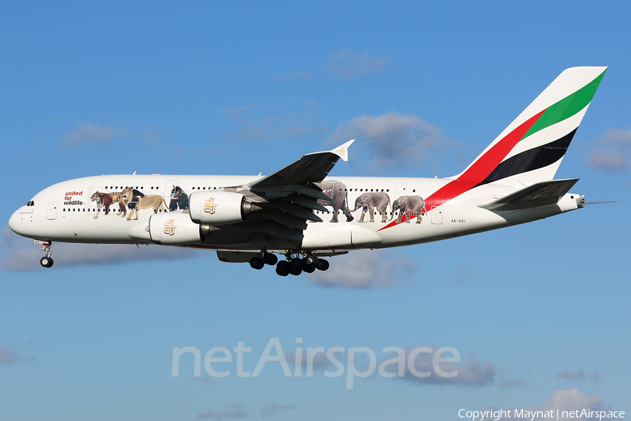 Emirates Airbus A380-861 (A6-EEI) | Photo 228235