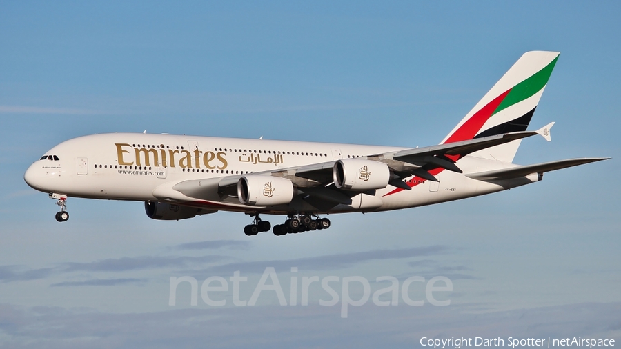 Emirates Airbus A380-861 (A6-EEI) | Photo 213373