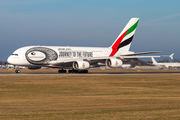 Emirates Airbus A380-861 (A6-EEI) at  Munich, Germany