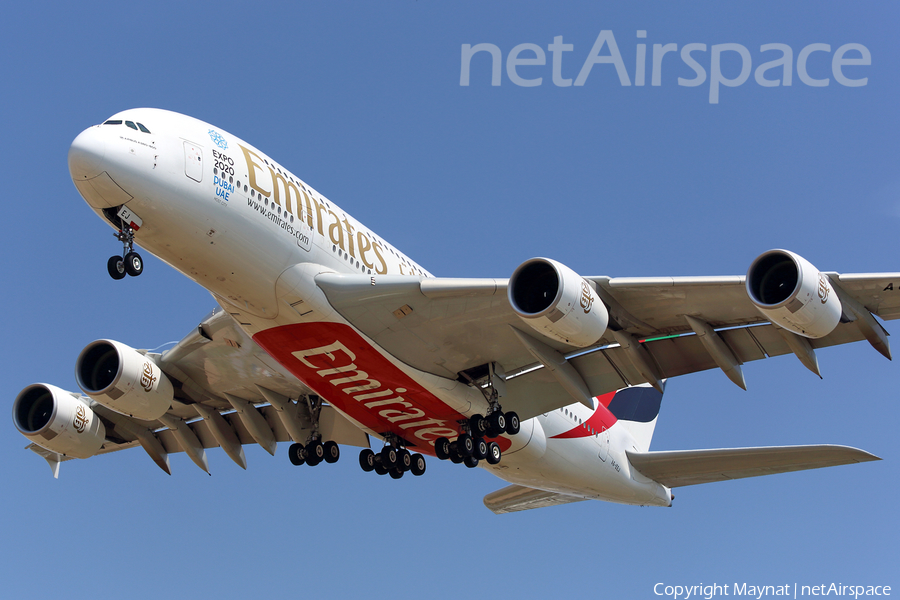 Emirates Airbus A380-861 (A6-EEJ) | Photo 131701