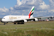 Emirates Airbus A380-861 (A6-EEJ) at  Hamburg - Fuhlsbuettel (Helmut Schmidt), Germany