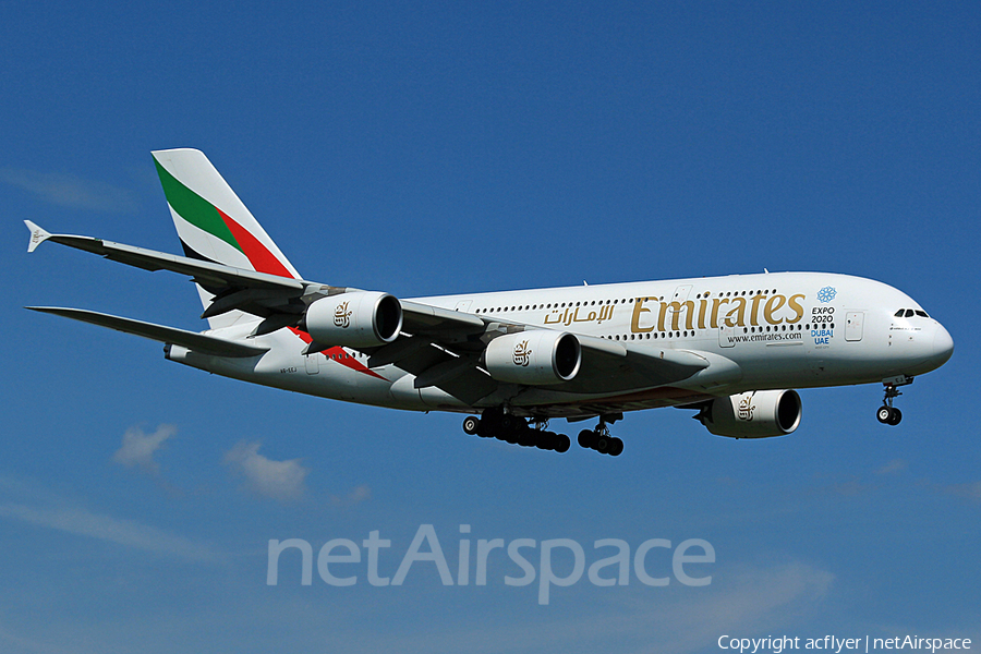 Emirates Airbus A380-861 (A6-EEJ) | Photo 152215