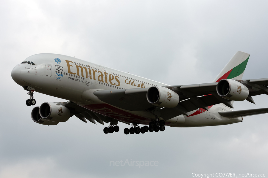 Emirates Airbus A380-861 (A6-EEJ) | Photo 257536
